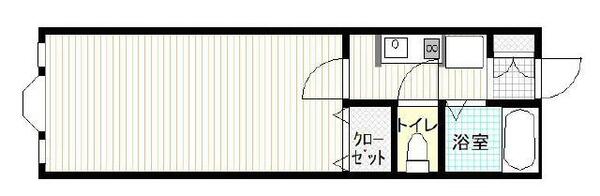 ウエストアヴェニュー｜福島県郡山市亀田１丁目(賃貸アパート1DK・1階・24.00㎡)の写真 その2