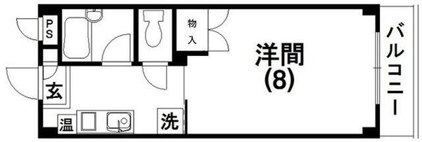 静岡県浜松市中央区佐藤２丁目(賃貸マンション1K・3階・24.24㎡)の写真 その2