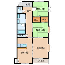 トロイーム２１  ｜ 岐阜県高山市山田町（賃貸マンション3DK・2階・53.00㎡） その2