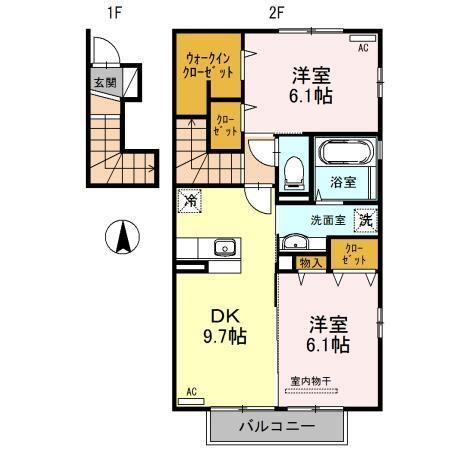 同じ建物の物件間取り写真 - ID:245003176106