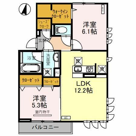 同じ建物の物件間取り写真 - ID:211047316295