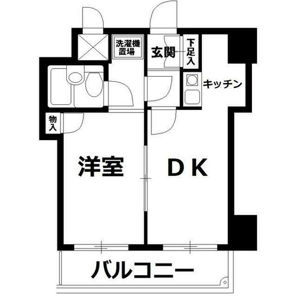 東京都荒川区西尾久３丁目(賃貸マンション1DK・4階・29.01㎡)の写真 その2
