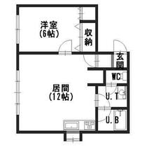 北海道北斗市追分１丁目（賃貸アパート1DK・3階・52.07㎡） その2