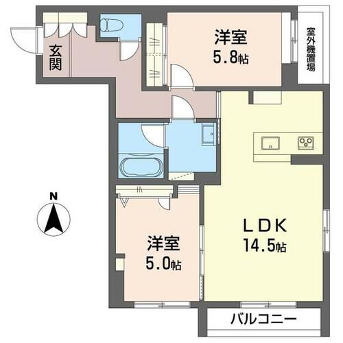 同じ建物の物件間取り写真 - ID:211042005094