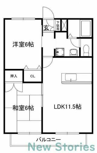 同じ建物の物件間取り写真 - ID:236002295466