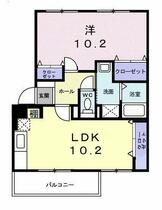 Ｎｅｗエルディムコモリ 201 ｜ 岐阜県岐阜市日野南３丁目（賃貸マンション1LDK・2階・55.00㎡） その2