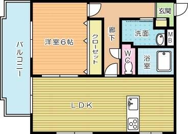 セントヒル矢筈 201｜福岡県北九州市門司区矢筈町(賃貸アパート1LDK・2階・43.40㎡)の写真 その2