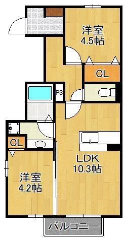 同じ建物の物件間取り写真 - ID:240028615737