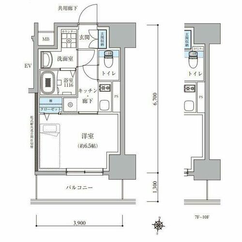 同じ建物の物件間取り写真 - ID:223031449598