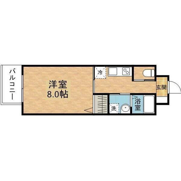 エヴァーグリーン思案橋 708｜長崎県長崎市丸山町(賃貸マンション1K・7階・27.00㎡)の写真 その2