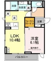 Ｄ　Ｐａｉｎａ　小机町  ｜ 神奈川県横浜市港北区小机町（賃貸アパート1LDK・1階・40.32㎡） その2