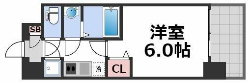 レジュールアッシュＯＳＡＫＡ新深江｜大阪府大阪市東成区深江南３丁目(賃貸マンション1K・11階・21.83㎡)の写真 その2