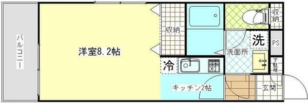 プリミエールアイ 201｜神奈川県横須賀市追浜東町２丁目(賃貸マンション1K・2階・26.63㎡)の写真 その2