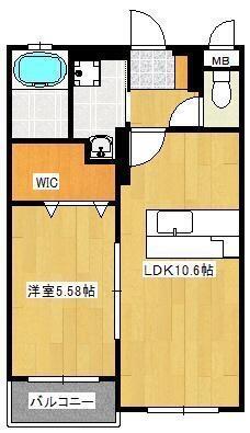 Ｓ－ＣＯＵＲＴ｜福岡県北九州市小倉南区葛原東３丁目(賃貸マンション1LDK・3階・40.12㎡)の写真 その2