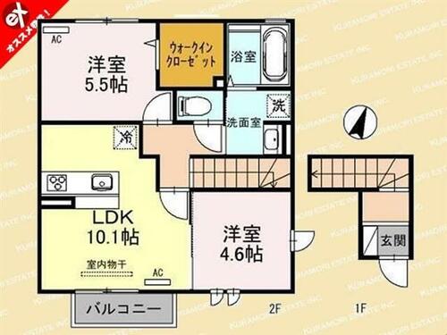 同じ建物の物件間取り写真 - ID:215002808645