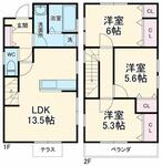 岐阜市中西郷 2階建 築2年のイメージ