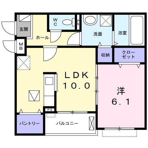 同じ建物の物件間取り写真 - ID:228048420857