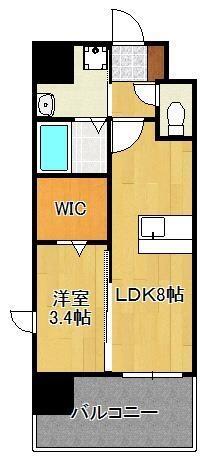 ＹＳＰ黒崎｜福岡県北九州市八幡西区藤田２丁目(賃貸マンション1LDK・7階・30.03㎡)の写真 その2