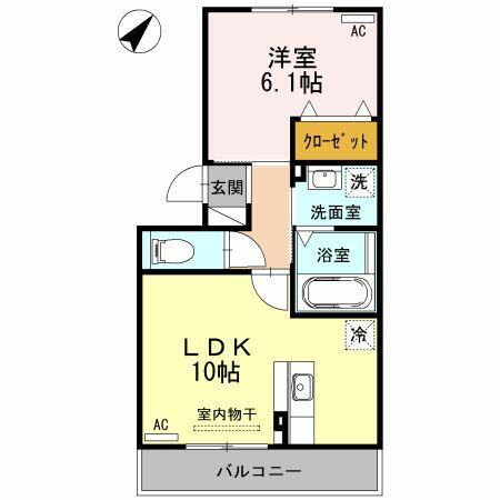 同じ建物の物件間取り写真 - ID:223032109025