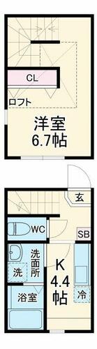 同じ建物の物件間取り写真 - ID:214055555645