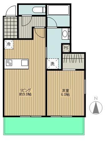 エスペランサ 103｜大分県大分市大字荏隈(賃貸アパート1LDK・1階・39.00㎡)の写真 その2