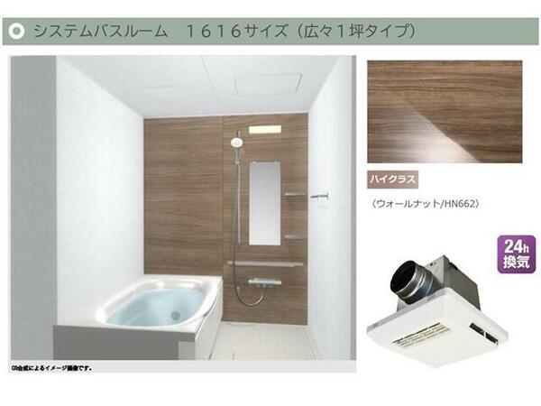 画像5:設置予定のバスルームです。
