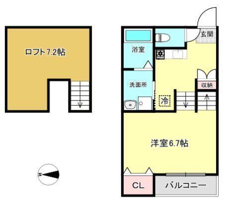 同じ建物の物件間取り写真 - ID:238007244026