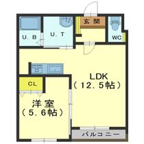 Ｃａｓａ　Ｃｕｏｒｅ　カーサクオーレ 402 ｜ 北海道函館市柏木町（賃貸マンション1LDK・4階・42.62㎡） その2