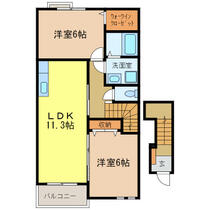 マーガレットハウス 203 ｜ 大阪府富田林市寿町３丁目（賃貸アパート2LDK・2階・57.26㎡） その2