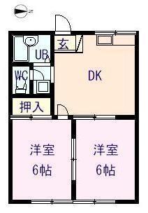 第三マウンテンハイツ 102｜広島県福山市瀬戸町大字山北(賃貸アパート2DK・1階・39.74㎡)の写真 その2