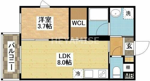 同じ建物の物件間取り写真 - ID:242001353401