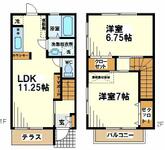 府中市白糸台６丁目 2階建 築15年のイメージ