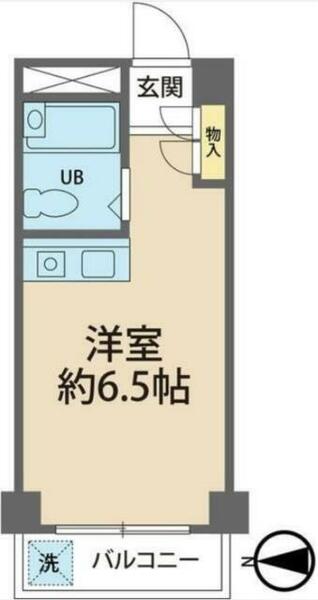 ＮＹコート金沢 308｜神奈川県横浜市金沢区六浦１丁目(賃貸マンション1R・3階・16.43㎡)の写真 その2