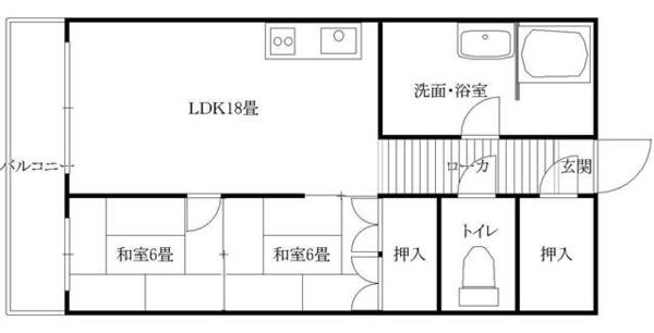 グリーンハイツ７０２ 702｜栃木県足利市大橋町２丁目(賃貸マンション2LDK・7階・55.68㎡)の写真 その2