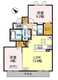 同じ建物の物件間取り写真 - ID:228049196395