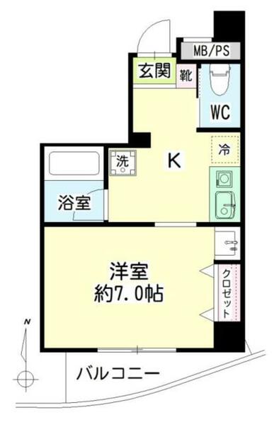 第１３１新井ビル（エーデルブルーメ島根） 00302｜東京都足立区島根２丁目(賃貸マンション1K・3階・26.05㎡)の写真 その2