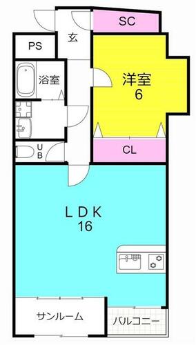 同じ建物の物件間取り写真 - ID:228048593507