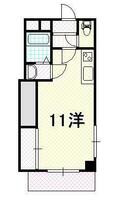 木犀舘 205 ｜ 高知県高知市鴨部２丁目（賃貸マンション1R・2階・28.00㎡） その2