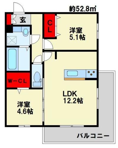 同じ建物の物件間取り写真 - ID:240028410177