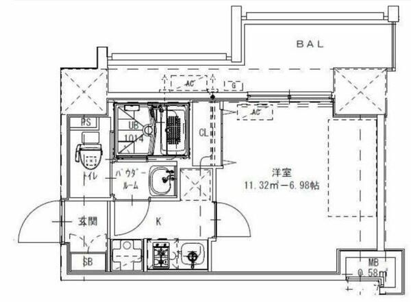 大阪府大阪市城東区野江３丁目(賃貸マンション1K・7階・22.43㎡)の写真 その2