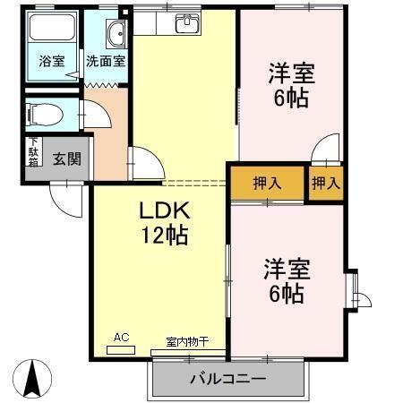 同じ建物の物件間取り写真 - ID:241004804191