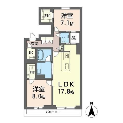 同じ建物の物件間取り写真 - ID:209005349332