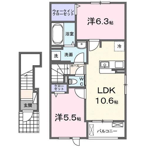 同じ建物の物件間取り写真 - ID:233019685204