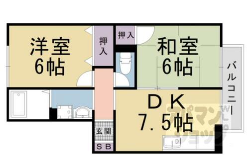 同じ建物の物件間取り写真 - ID:226063533739