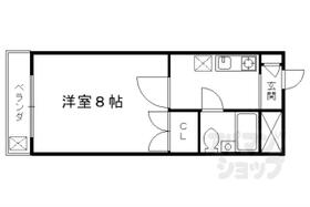 京都府京都市中京区聚楽廻松下町（賃貸マンション1K・4階・21.26㎡） その2