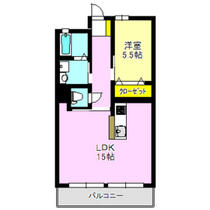 平山マンション 402 ｜ 群馬県高崎市岩押町（賃貸マンション1LDK・4階・49.67㎡） その2