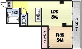 メゾン中央  ｜ 大阪府大阪市城東区中央１丁目（賃貸マンション1LDK・4階・34.00㎡） その2