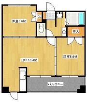 ダヴィンチⅤ  ｜ 福岡県北九州市小倉南区南方５丁目（賃貸マンション2LDK・3階・53.80㎡） その2