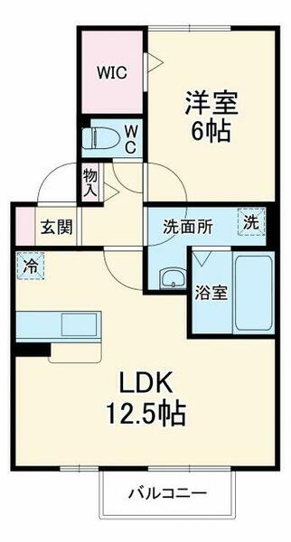 ザ　チャールトン｜埼玉県行田市向町(賃貸アパート1LDK・1階・45.26㎡)の写真 その2