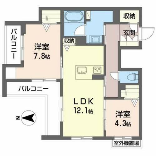 同じ建物の物件間取り写真 - ID:226061201400